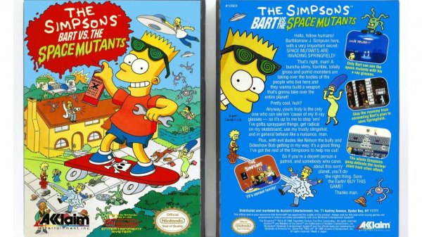 The Simpsons Bart vs the Space Mutants (NES)