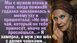Вдруг старушка прошептала «Не пей чай, который он несёт, иначе не проснёшься. Художественный рассказ