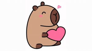 Как нарисовать милую КАПИБАРУ