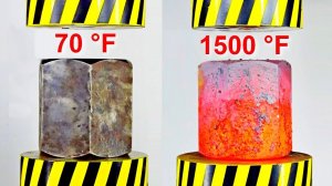 HYDRAULIC PRESS AND HOT STEEL