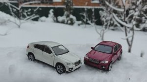 Сравнение моделей BMW X 6 первого поколения от Welly