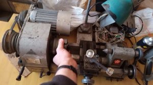 Запуск  и проверка работоспособности токарного станка ТШ-3 (Универсал), простоявшего 10 лет.
