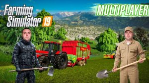 FARMING SIMULATOR 19 КАРТА КОЛХОЗ ПАРТСЪЕЗД (мультиплеер )
