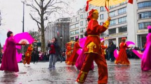 КИТАЙСКИЙ НОВЫЙ ГОД В ПАРИЖЕ 🐉 Танцы драконов на Елисейских полях 2026