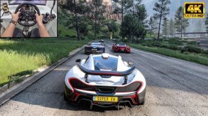 McLaren P1 против гиперкаров — Forza Horizon 5 | рулевое колесо Logitech G923