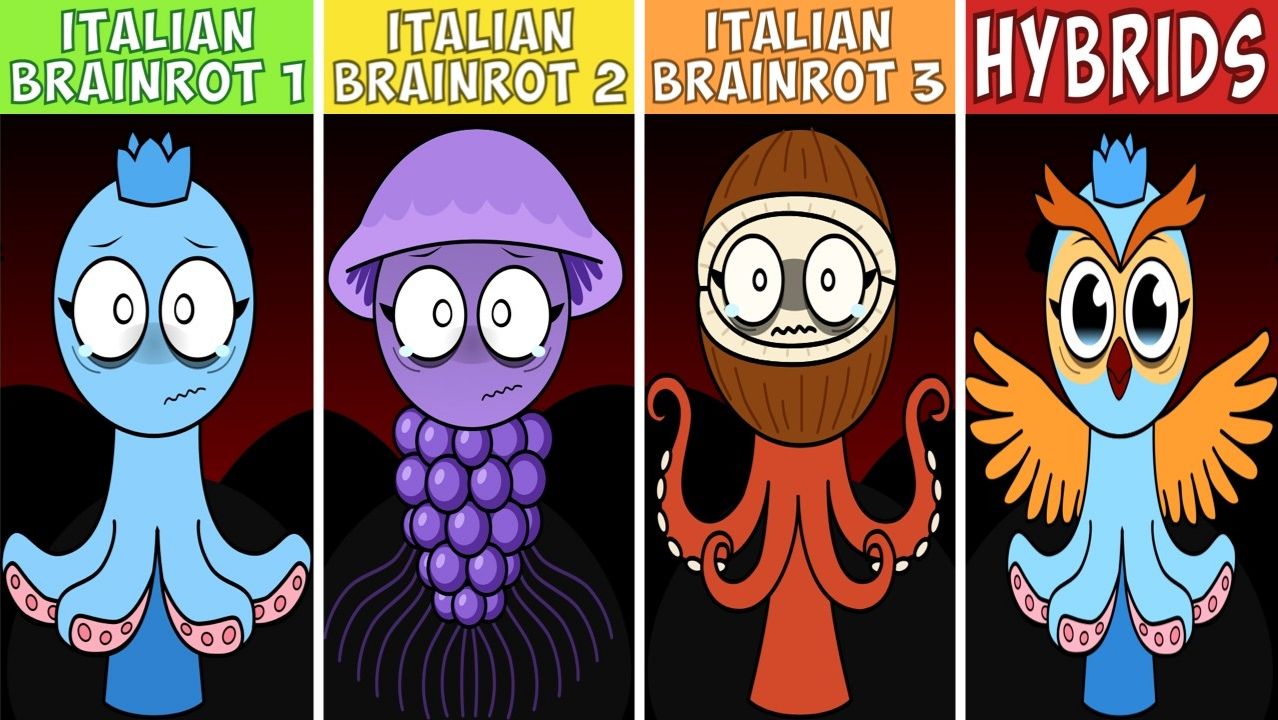 INCRDIBOX SPRUNKI: ВСЕ ПЕРСОНАЖИ 🔀 В ITALIAN BRAINROT ВЕРСИИ! 🇮🇹🤪 смотреть онлайн