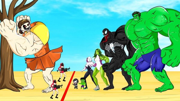 🔥 SQUID GAME 2: КЛАН ХАЛКОВ vs КЛАН ВЕНОМОВ! 😈 Кто выживет? Вся эволюция в анимации