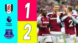 Фулхэм — Эвертон. Обзор матча 07.02.2026. АПЛ, ТУР 25