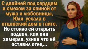 С двойней под сердцем и смехом за спиной от мужа и любовницы, Юля  уехала в отцовский дом в тайге