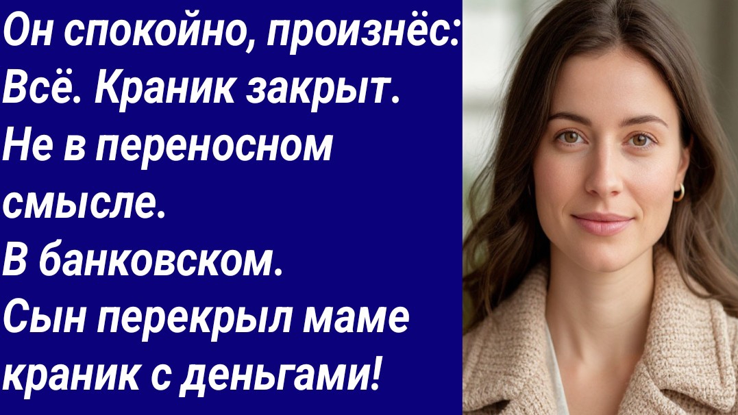 Истории со Смыслом/Он спокойно, произнёс: — Всё. Краник закрыт. Не в переносном смысле. В банковском смотреть онлайн