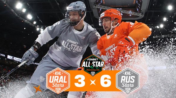 Фонбет Матч Звезд КХЛ 2026 | KHL Ural Stars  – KHL RUS Stars | Обзор матча