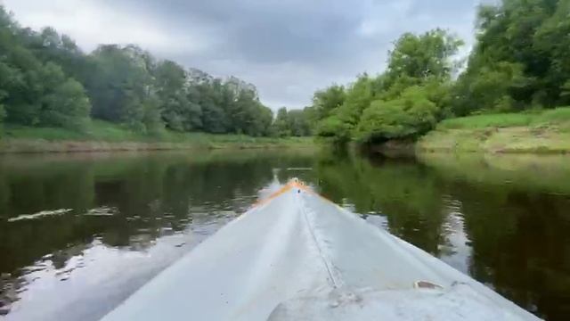 Интересный сплав на байдарках по реке Дубна, водный поход на выходные