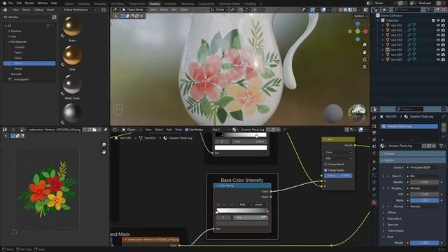 Stylized Kitchen Course in Blender p130 SK_S3_C23 Jug (Utensils Container)