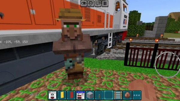 поезд сошёл с рельс и загорелся работаю дежурным по переезду в стране китайцев в minecraft