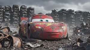 Молния Маквин и злодей мегамозг с меньонами в гонке против злодея гонка синий красный тачки