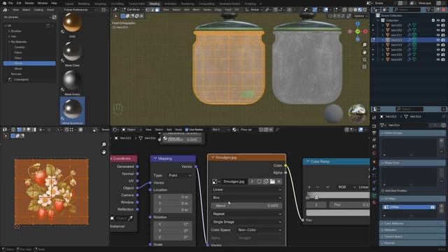 Stylized Kitchen Course in Blender p129 SK_S3_C22 Flour Jar