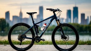 Покатушка на велосипеде осенним вечерком