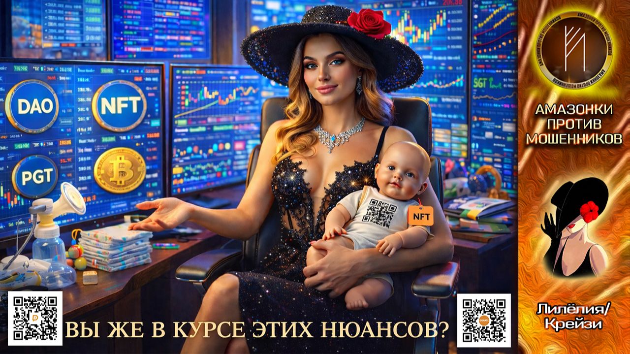 ЛИЛЁЛИЯ / NFT, DAO И МАТКАПИТАЛ / КАК МОШЕННИКИ ВАС УВОДЯТ В КРИПТО-РАЗВОД ЗА 5 МИНУТ
