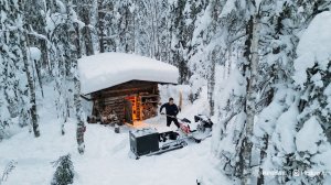 Изба Глухариная. Ставлю Капканы. Нашел плотину Бобров