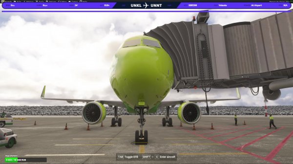 MSFS2024 Flight Sim Labs A321-271NX, ENG PW1133G-JM, SBI5306, Krasnoyarsk(UNKL) - Nonosibirsk(UNNT)