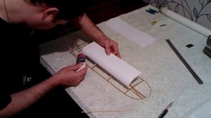 №29- Зашивка лобика крыла.