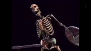 Скелет стучит по щиту !