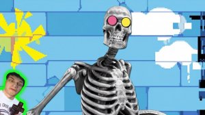 Скелет стучит по щиту, но это ремикс BIG SHOT Дельтарун - Реакция на SuperKek