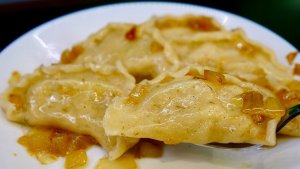 Вареники с картошкой  Тесто, которое не рвется!