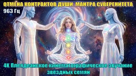 ✨ ОТМЕНА КОНТРАКТОВ ДУШИ: ПЛЕЯДЕАНСКАЯ МАНТРА СУВЕРЕНИТЕТА | 963 Гц ✨