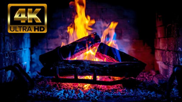 КРАСИВЫЙ 4К КАМИН КОСТЕР | РАССЛАБЛЯЮЩИЙ РЕЛАКС ДЛЯ СНА