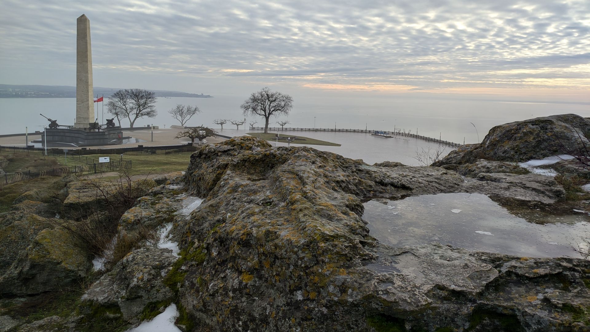 Керчь в тумане. На вершине горы Митридат смотреть онлайн