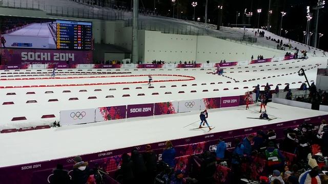 Эпичная биатлонная гонка - Зимняя Олимпиада Сочи 2014 часть 1 смотреть онлайн