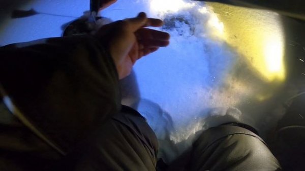 Первый выход и улов в 2026 году. Выставили жерлицы, оставили на ночь.