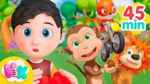 Los Animales Improbables  Vi dos osos  Canciones para Niños | HeyKids - Canciones infantiles