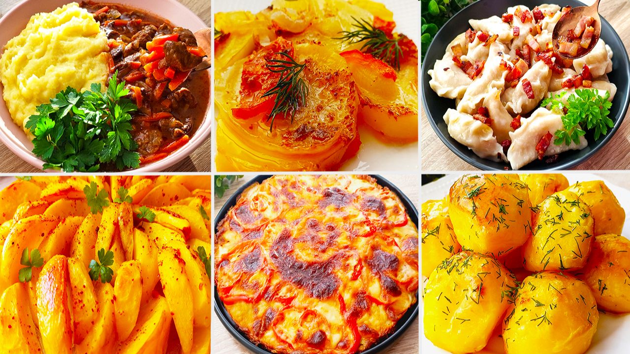 Картошка ! 6 Лучших и простых в приготовлении рецепта, которые понравятся всем !