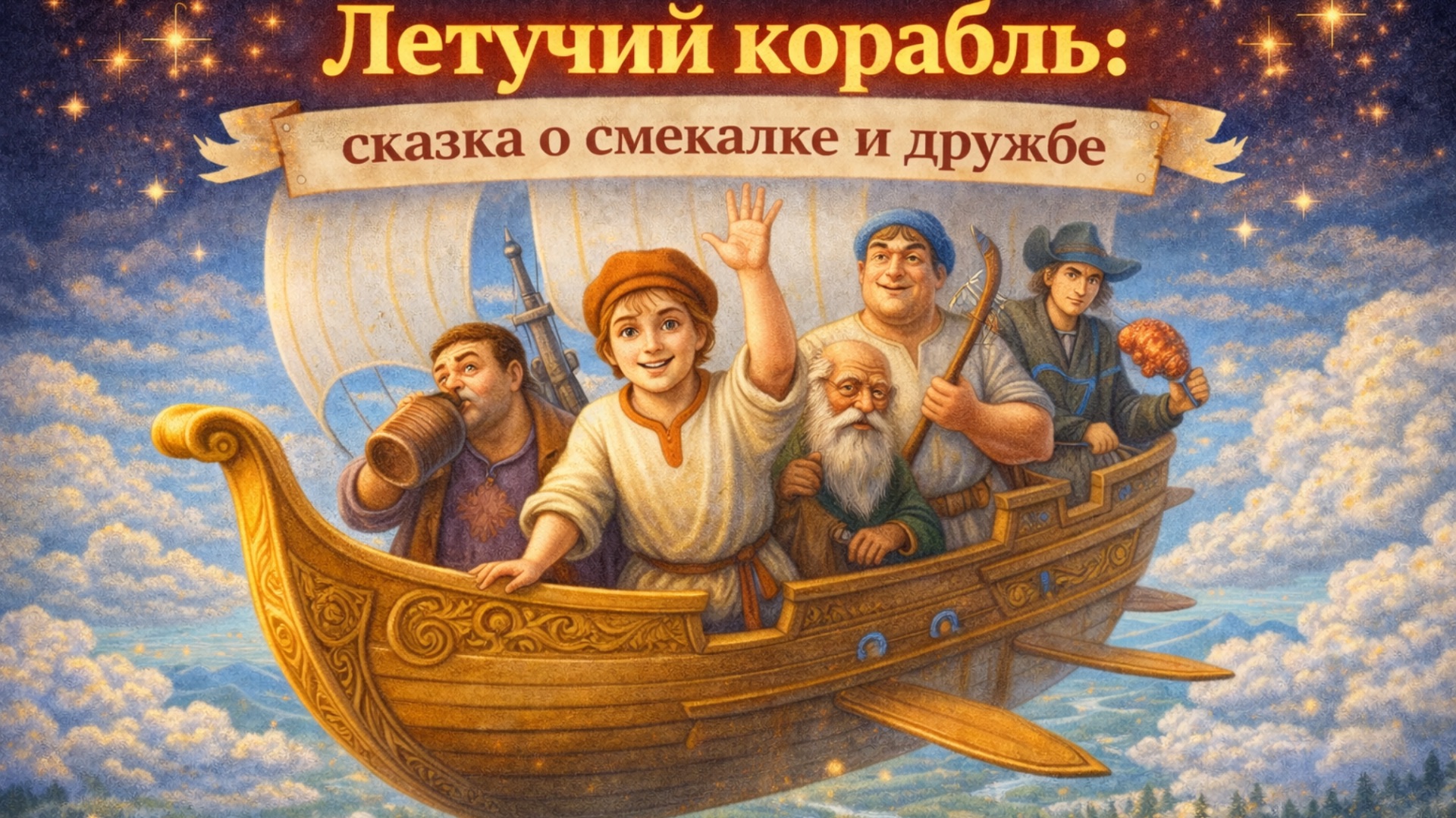 Летучий корабль: сказка о смекалке и дружбе смотреть онлайн