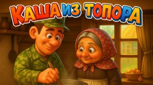 Каша из топора. Русская народная сказка. Мультик🎈