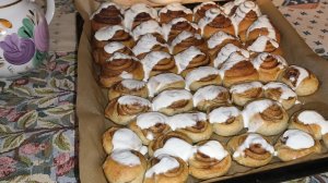 Приготовили вкусный обед 🍲 и ароматные синнабоны 🥯