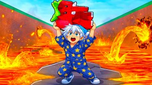 😱ПОЛ ЭТО ЛАВА УКРАДИ БРЕЙНРОТ SURVIVE LAVA FOR BRAINROTS в Роблокс