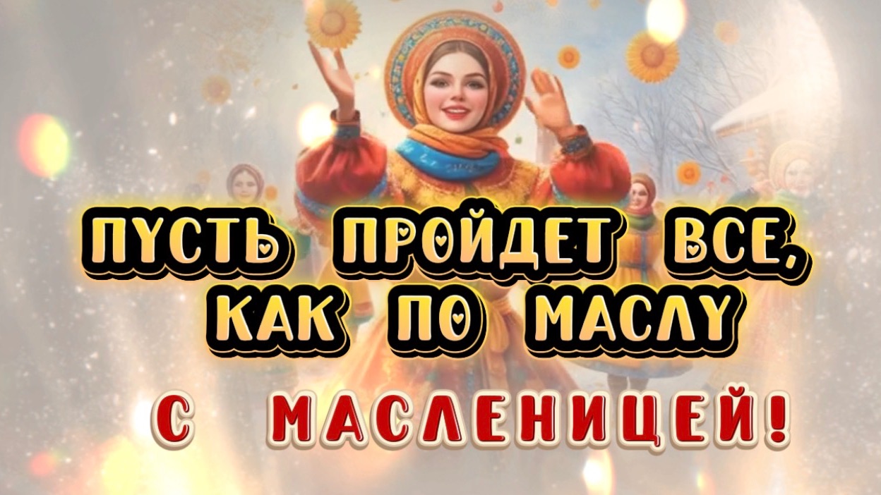 С масленицей! Пусть пройдет все как по маслу. Зажигательная песня смотреть онлайн