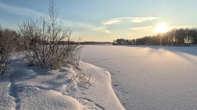 Русская зима с восточным колоритом