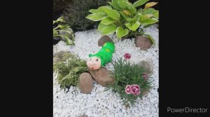 Декоративная фигурка для сада "Гусеница" из цемента!