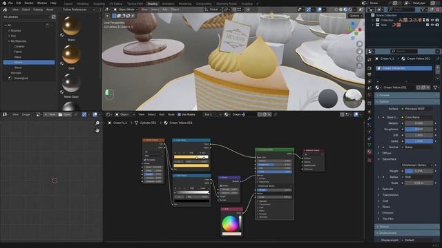 Stylized Kitchen Course in Blender p124 SK_S3_C17 Dining Objects 2 смотреть онлайн