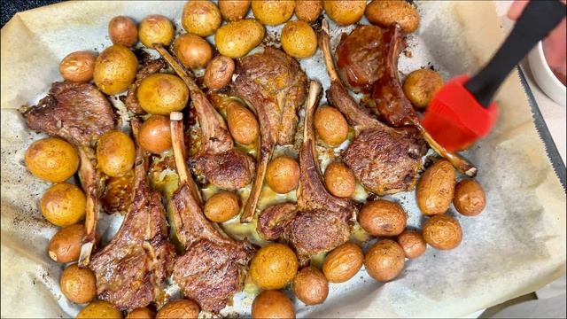 Готовим с Настей _ Каре ягнёнка в духовке. Слабосолёный лосось на завтрак🤤 (ProAuctionLine) смотреть онлайн