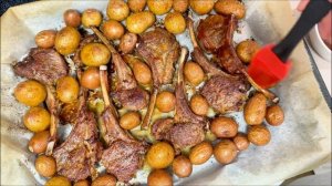 Готовим с Настей _ Каре ягнёнка в духовке.   Слабосолёный лосось на завтрак🤤 (ProAuctionLine)