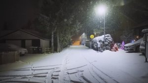 Часовая терапевтическая ночная прогулка по заснеженной Финляндии