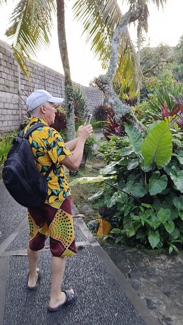 территория отеля на Бали