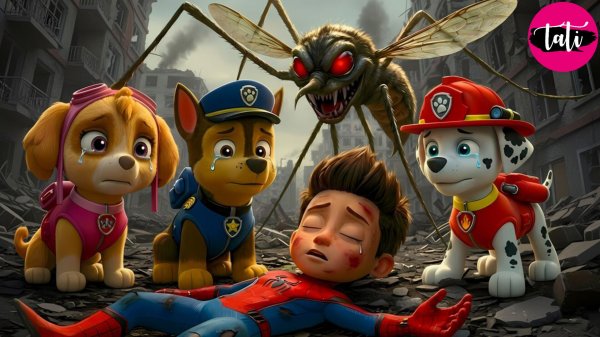 Щенячий патруль и Маршалл. Залипательное видео. Мультфильм для детей и малышей. Анимация 196