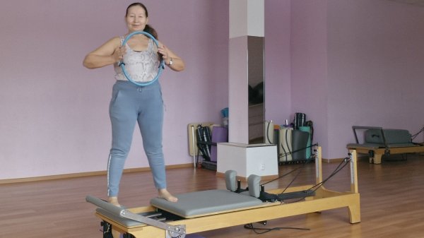 Pilates Reformer. ♨️ Пилатес на Реформере. 💪🧘 #shorts #pilates #пилатес #reformer #video #love #o