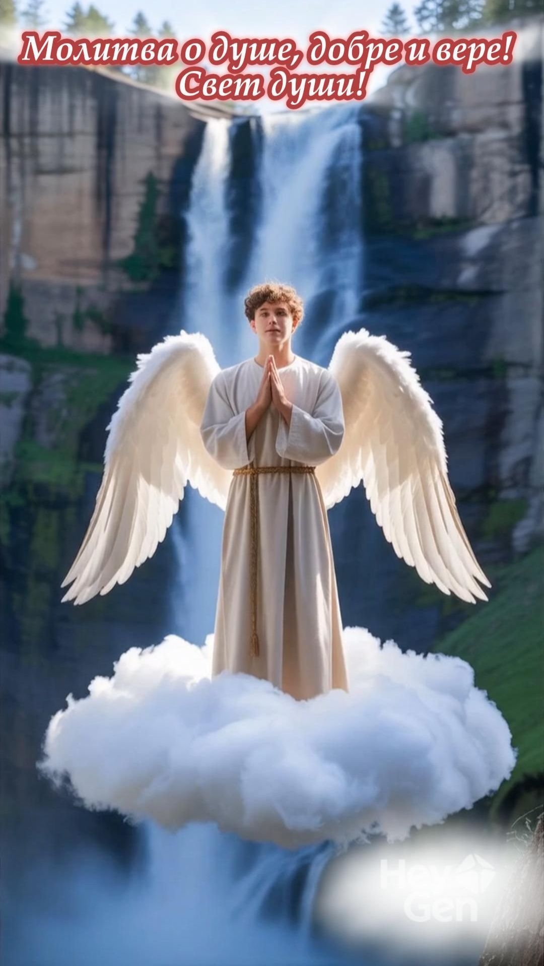 Молитва о душе добре и вере!  Свет души!